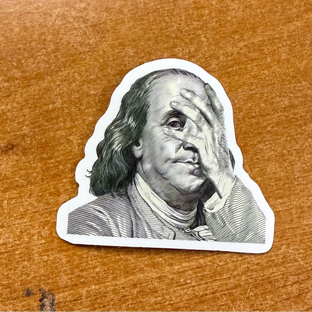 Benjamin Franklin Sticker